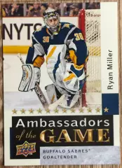 Карточка NHL. Райан Миллер/Ryan Miller Баффало