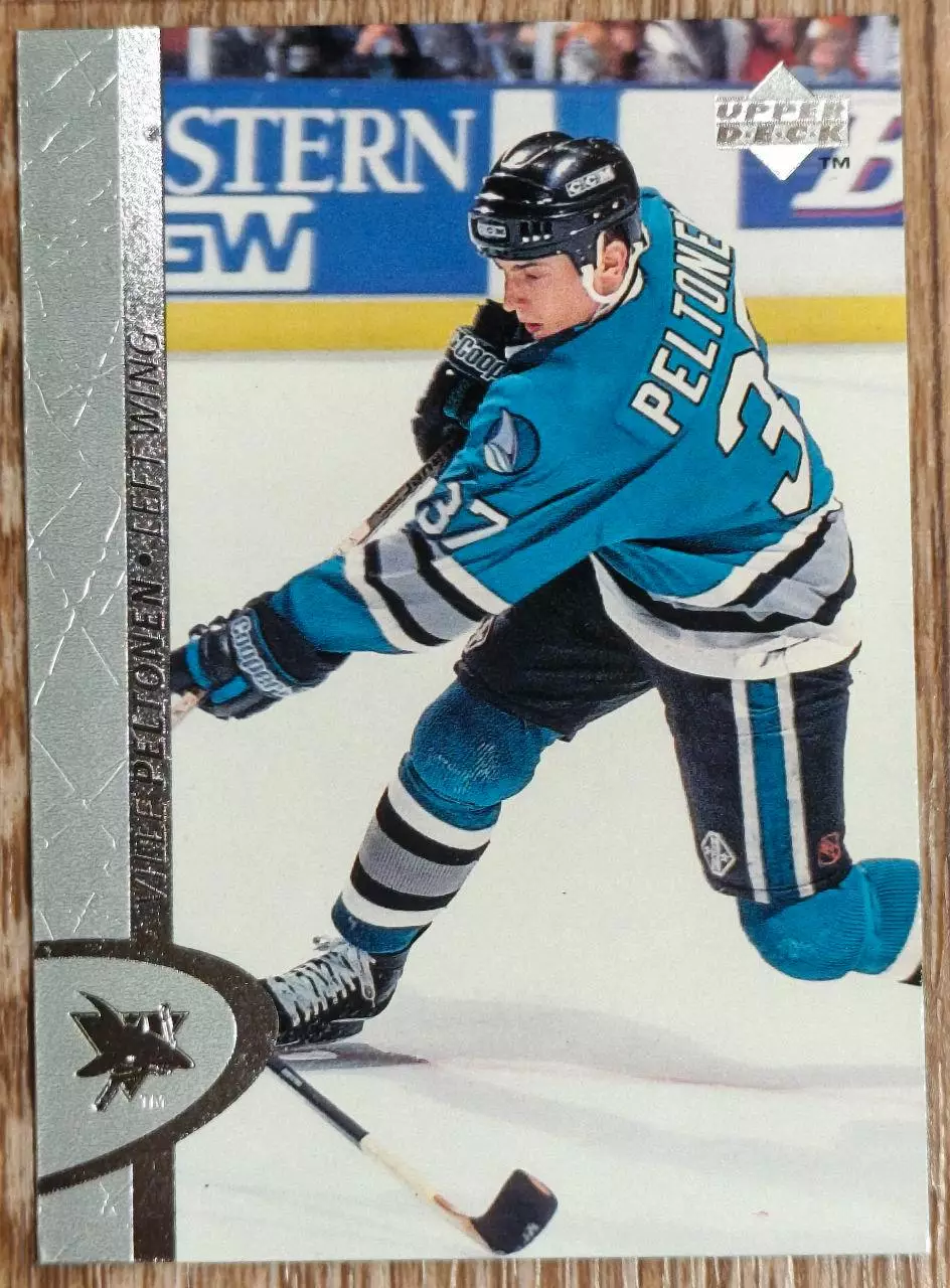 Карточка NHL. Вилле Пелтонен/Ville Peltonen Сан-Хосе