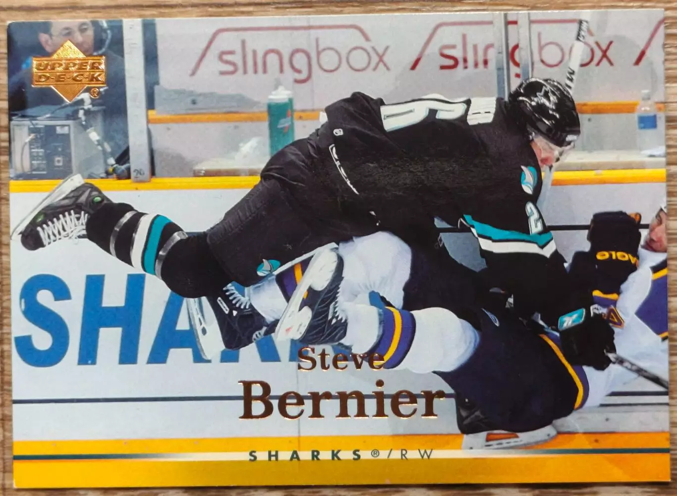 Карточка NHL. Стив Бернье/Steve Bernier Сан-Хосе