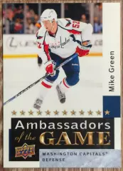 Карточка NHL. Майк Грин/Mike Green Вашингтон