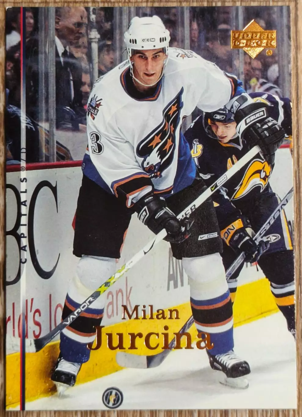Карточка NHL. Милан Юрчина/Milan Jurcina Вашингтон