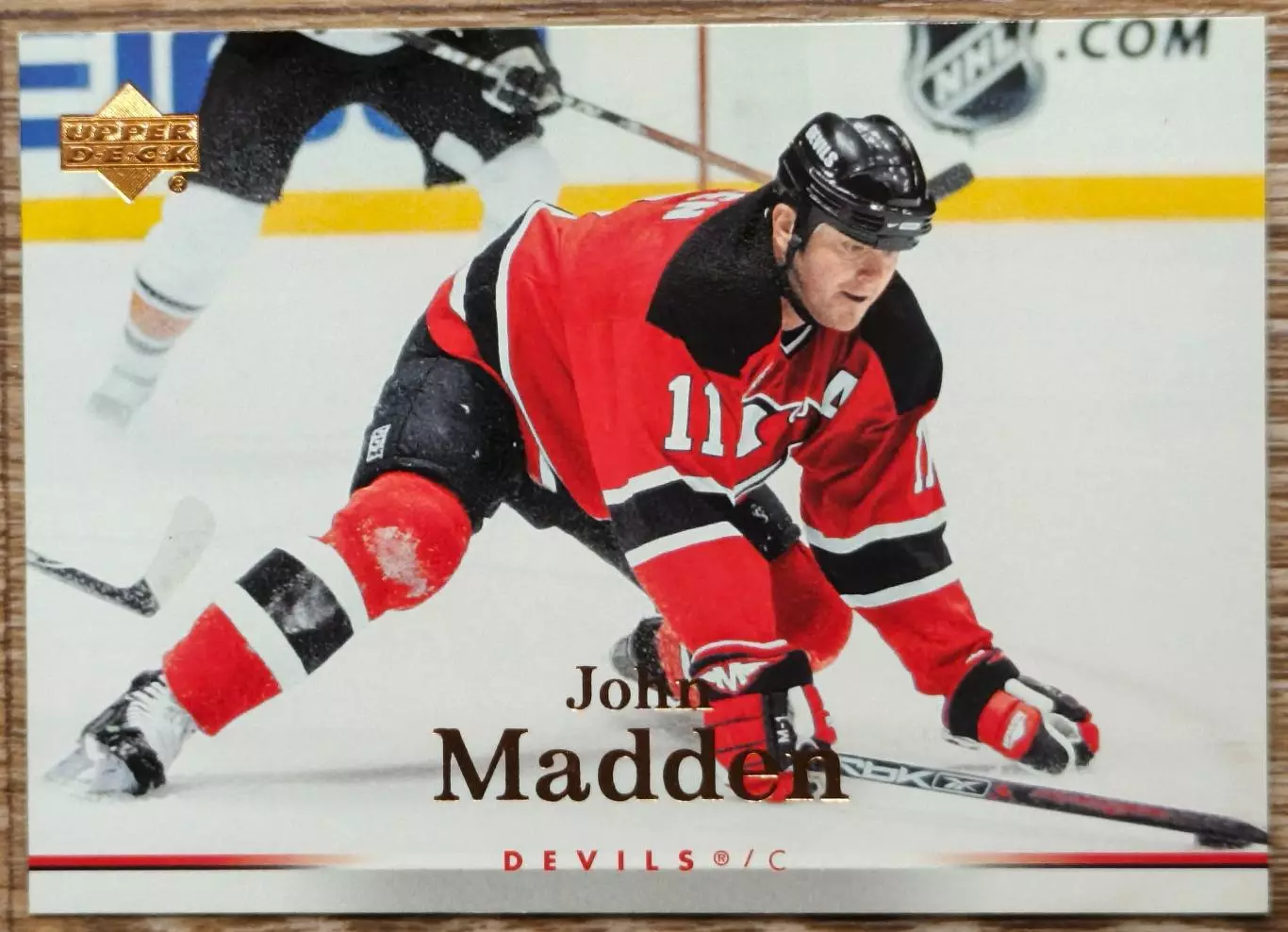 Карточка NHL. Джон Мэдден/John Madden Нью-Джерси