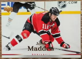 Карточка NHL. Джон Мэдден/John Madden Нью-Джерси
