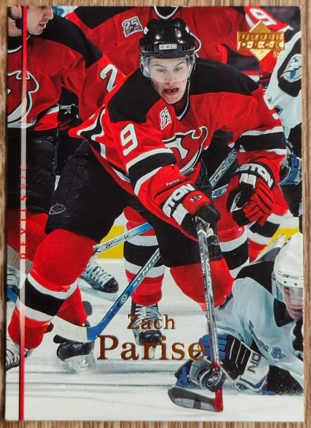 Карточка NHL. Зак Паризе/Zach Parise Нью-Джерси