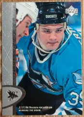 Карточка NHL. Джефф Фризен/Jeff Friesen Сан-Хосе