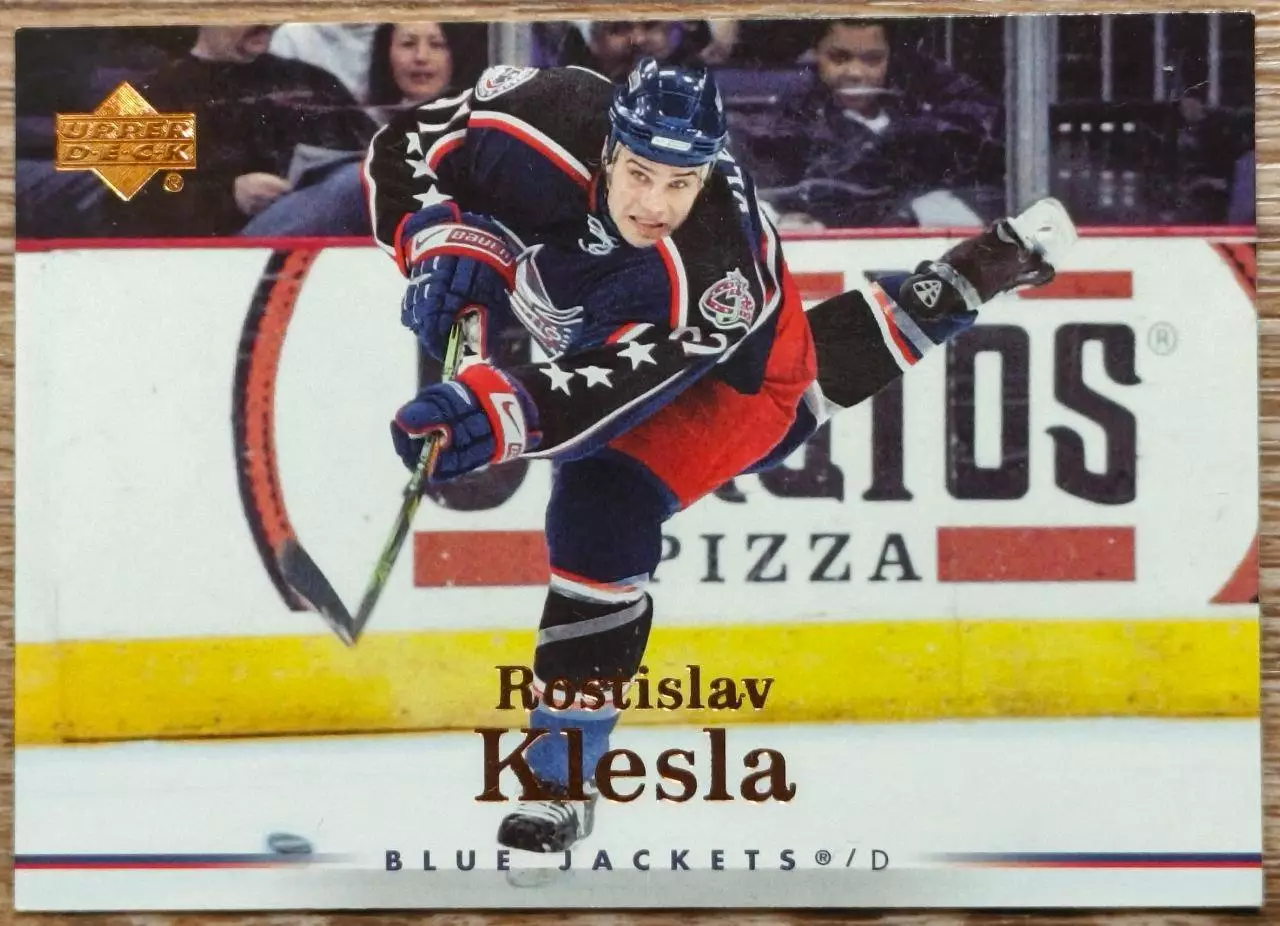 Карточка NHL. Ростислав Клесла/Rostislav Klesla Коламбус