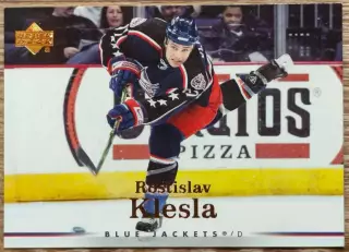 Карточка NHL. Ростислав Клесла/Rostislav Klesla Коламбус