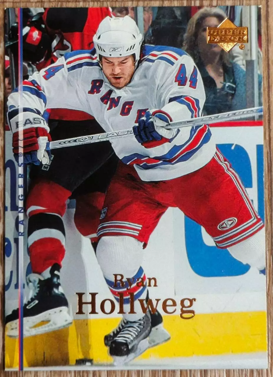 Карточка NHL. Райан Холлвег/Ryan Hollweg Нью-Йорк Рейнджерс