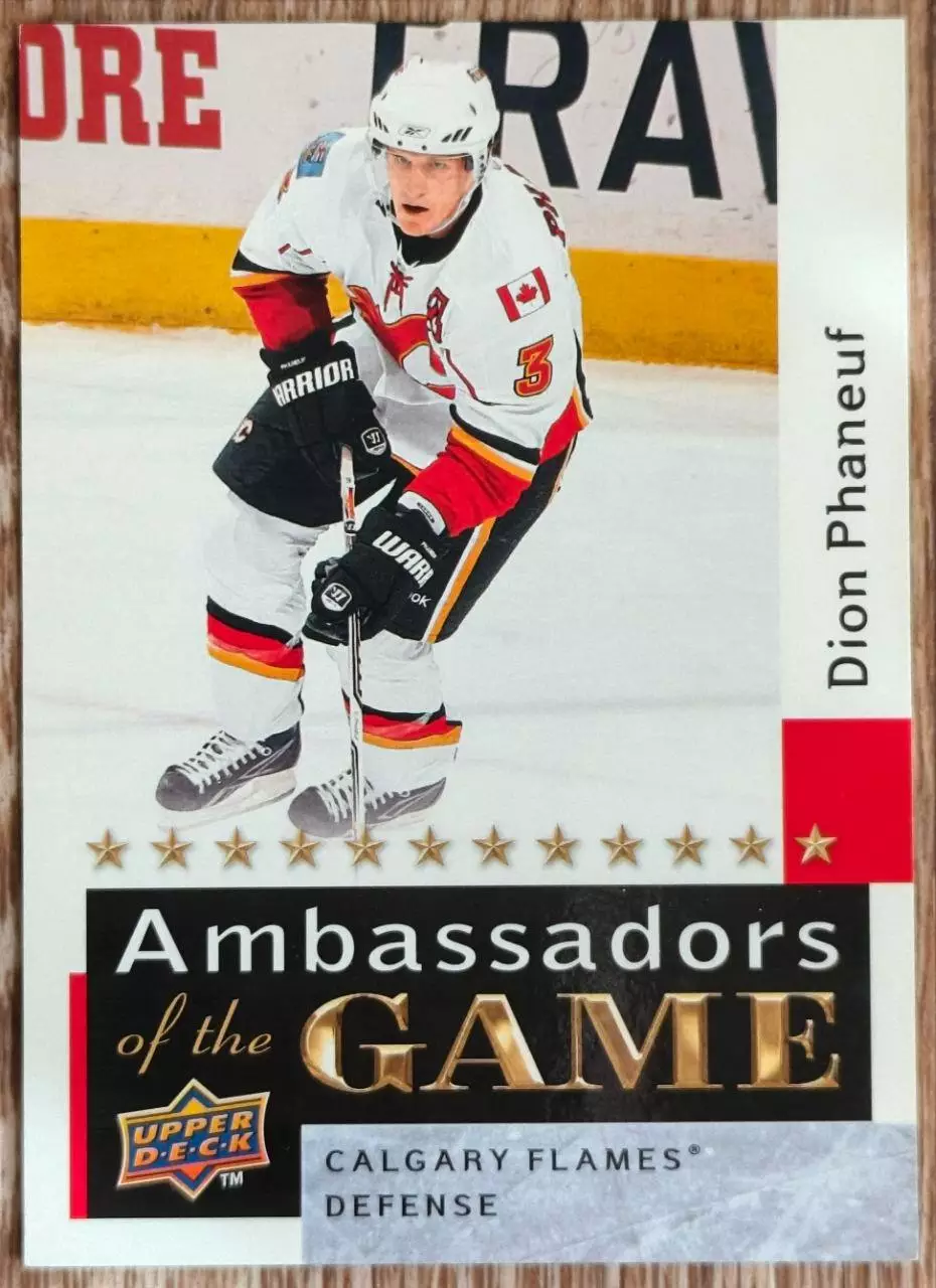 Карточка NHL. Дион Фанеф/ Dion Phaneuf Калгари