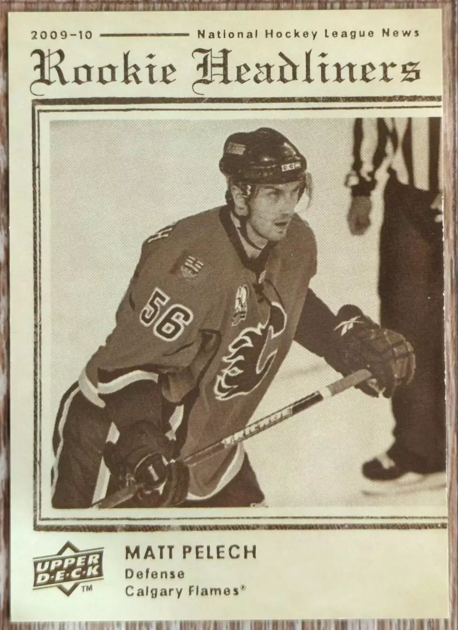 Карточка NHL. Мэтт Пелек/Matt Pelech Калгари