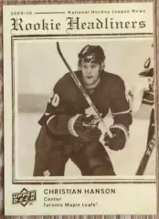 Карточка NHL. Кристиан Хэнсон/Christian Hanson Торонто