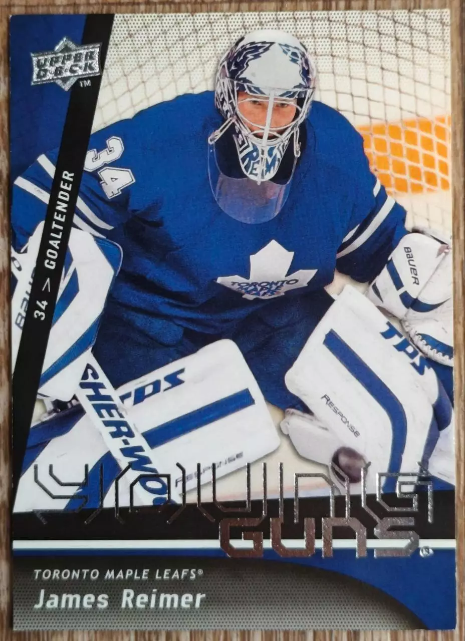 Карточка NHL. Джеймс Раймер/James Reimer Торонто