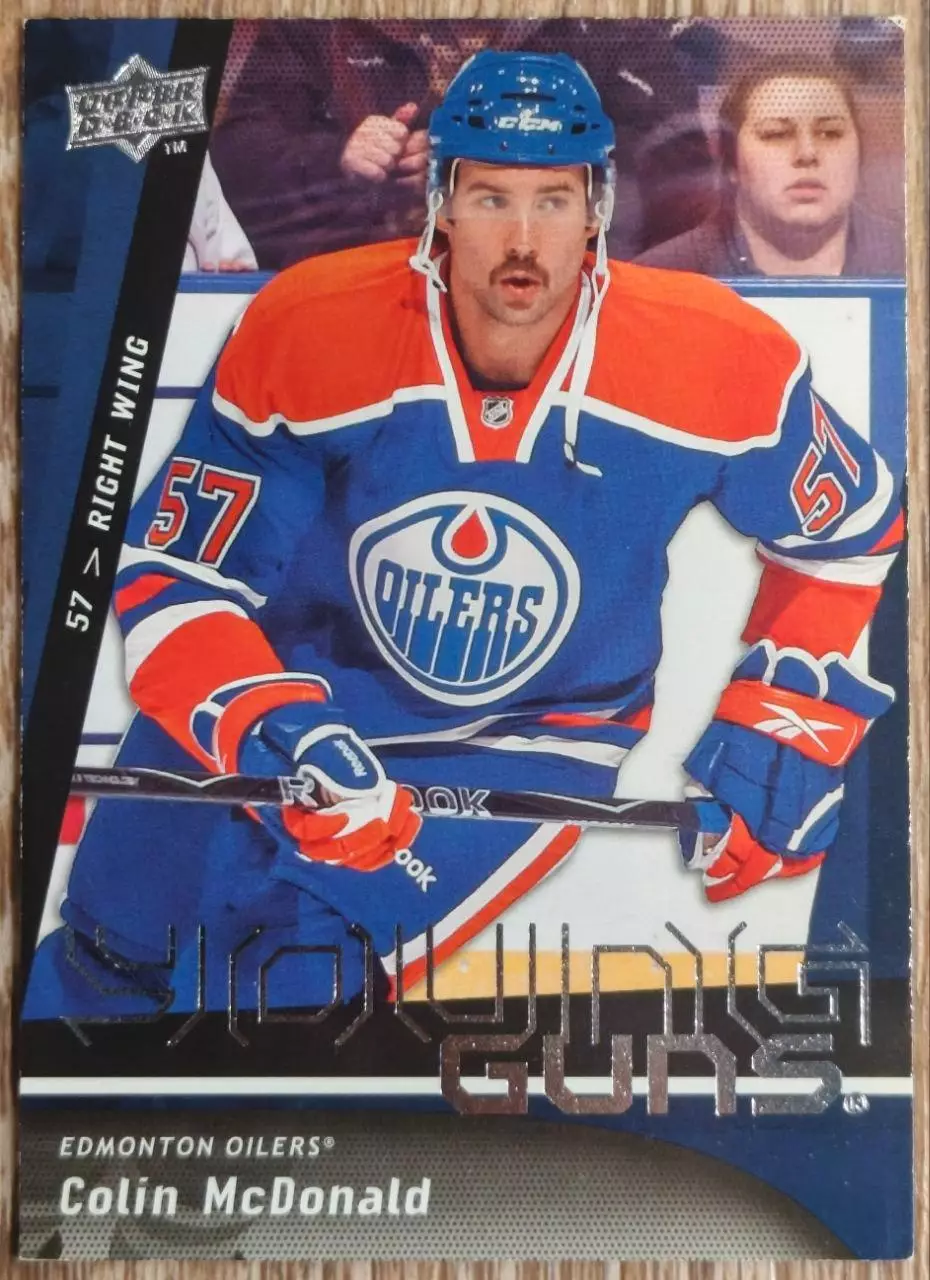 Карточка NHL. Колин Макдональд/Colin McDonald Эдмонтон