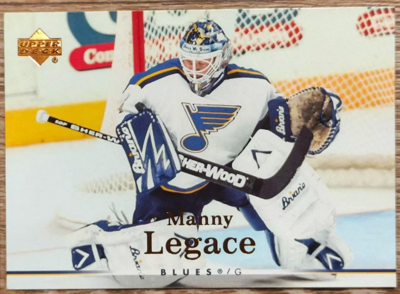 Карточка NHL. Мэнни Легаси/Manny Legace Сент-Луис