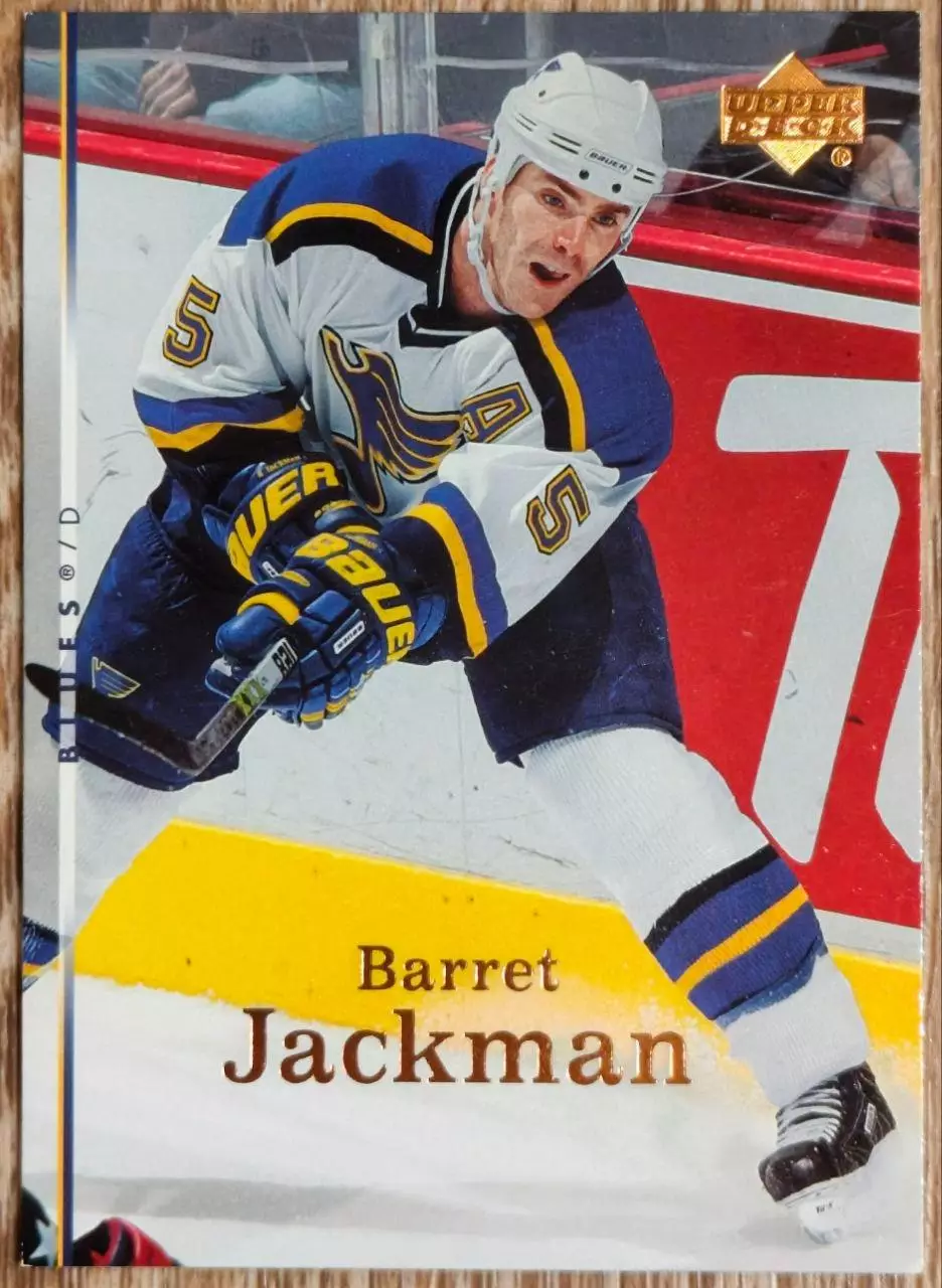 Карточка NHL. Баррет Джекман/Barret Jackman Сент-Луис