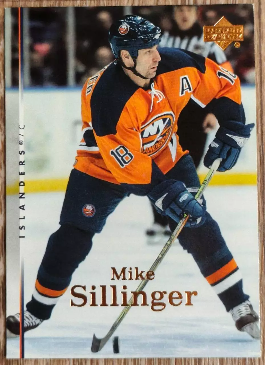 Карточка NHL. Майк Силлинджер/Mike Sillinger Нью-Йорк Айлендерс