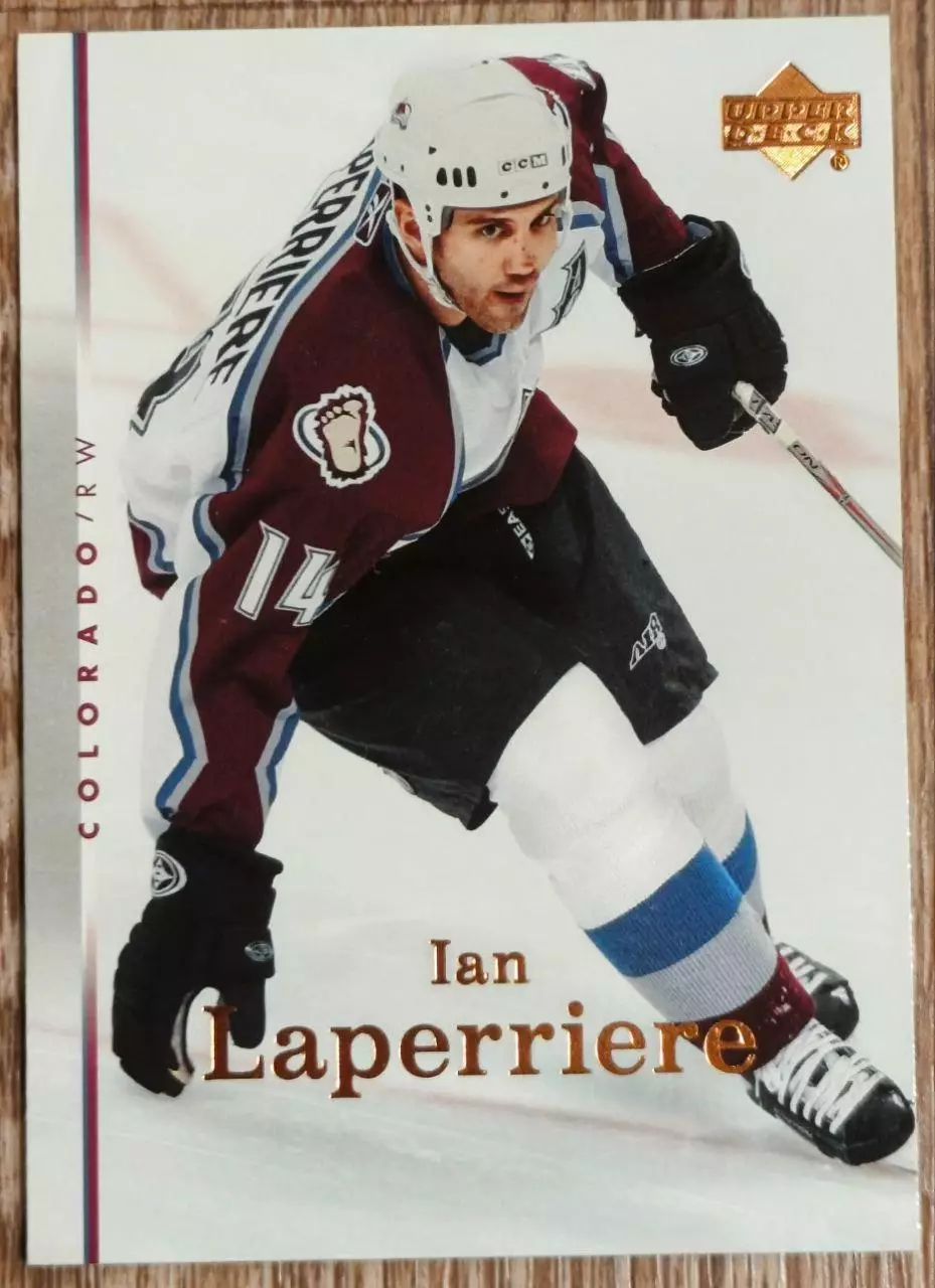 Карточка NHL. Ян Лаперьер/Ian Laperriere Колорадо