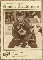 Карточка NHL. Ти Джей Гальярди/T.J. Galiardi Колорадо