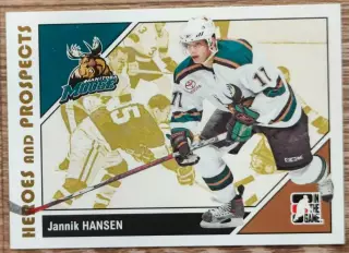 Карточка NHL. Янник Хансен/Jannik Hansen Манитоба/Manitoba