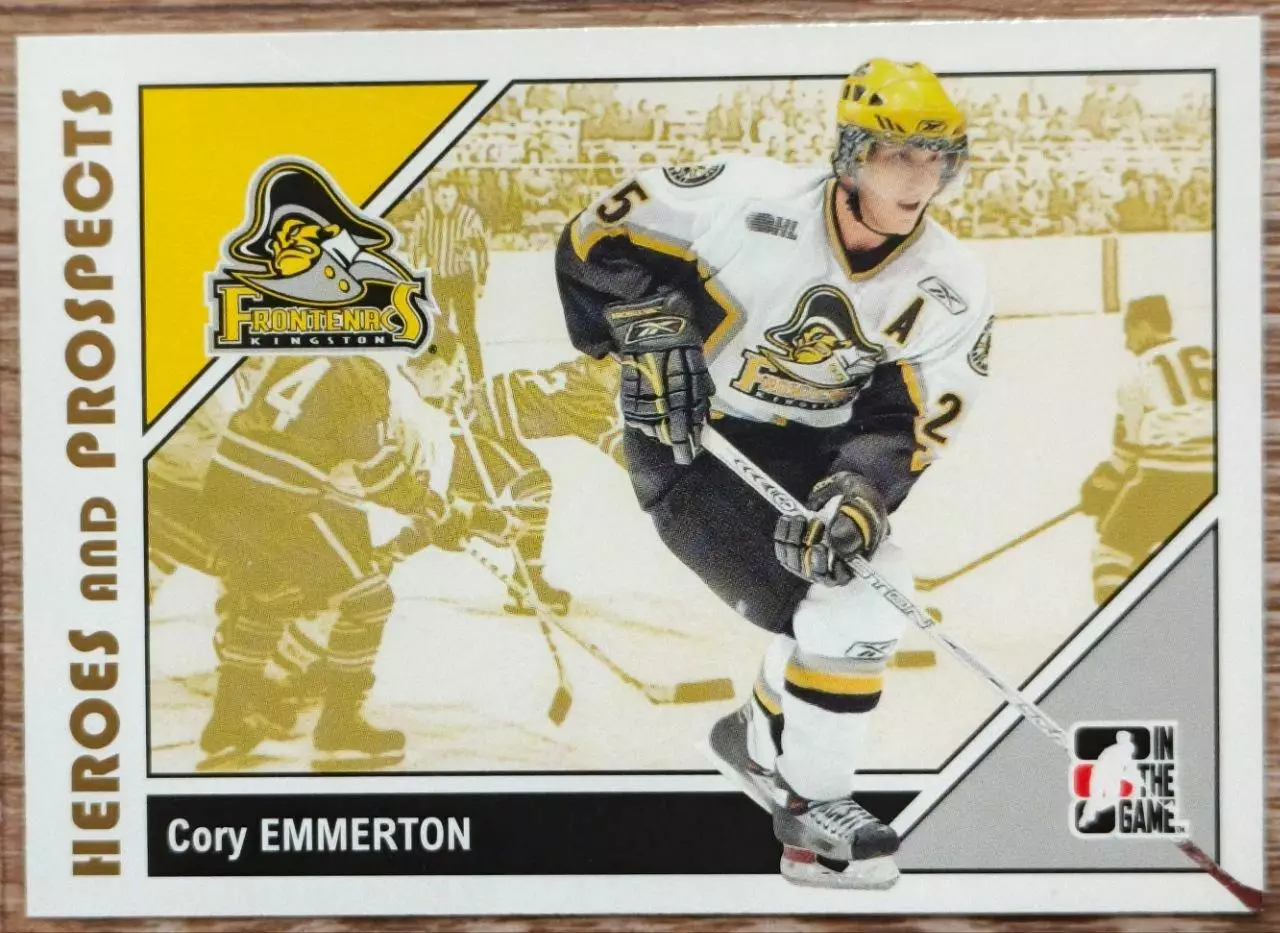 Карточка NHL. Кори Эммертон/Cory Emmerton Кингстон/Kingston