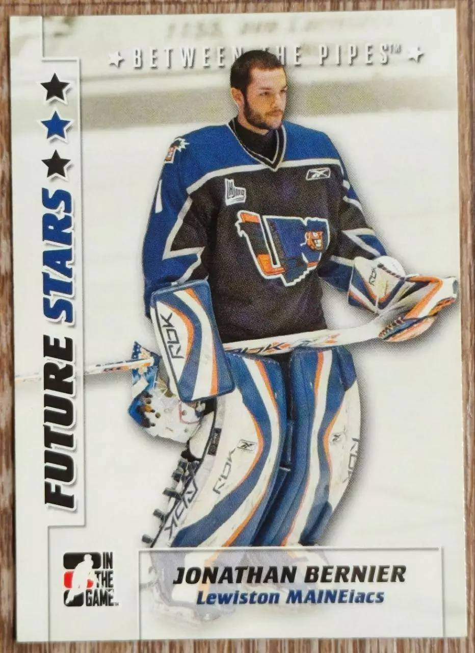 Карточка NHL. Джонатан Бернье/Jonathan Bernier Льюистон/Lewiston