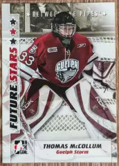 Карточка NHL. Томас Макколлум/Thomas McCollum Гелф/Guelph