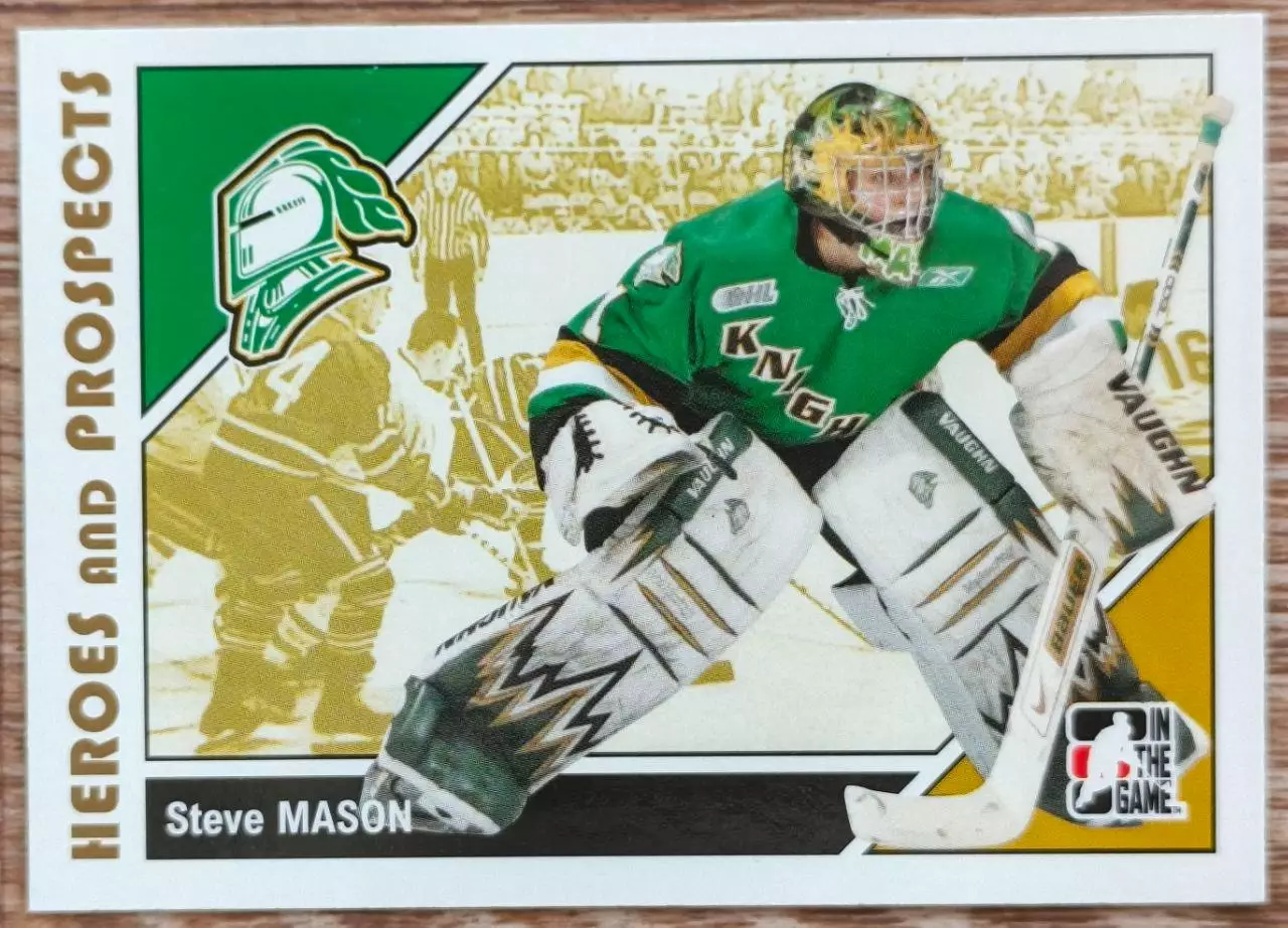 Карточка NHL. Стив Мэйсон/Steve Mason Лондон/London