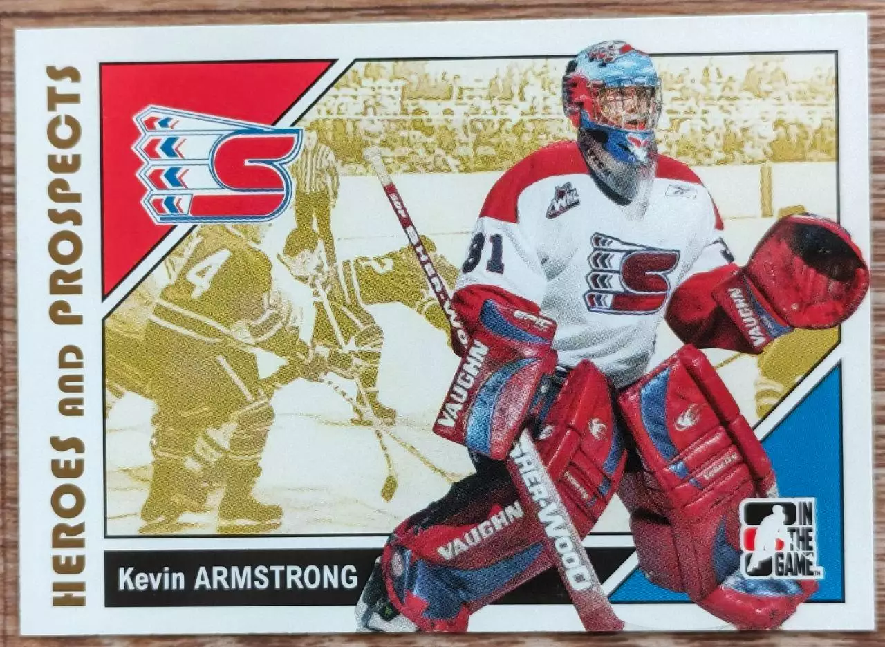 Карточка NHL. Кевин Армстронг/Kevin Armstrong Спокан/Spokane