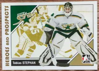 Карточка NHL. Тобиас Штефан/Tobias Stephan Айова/Iowa