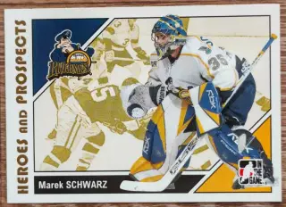 Карточка NHL. Марек Шварц/Marek Schwarz Пеория/Peoria