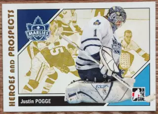 Карточка NHL. Джастин Погге/Justin Pogge Торонто/Toronto