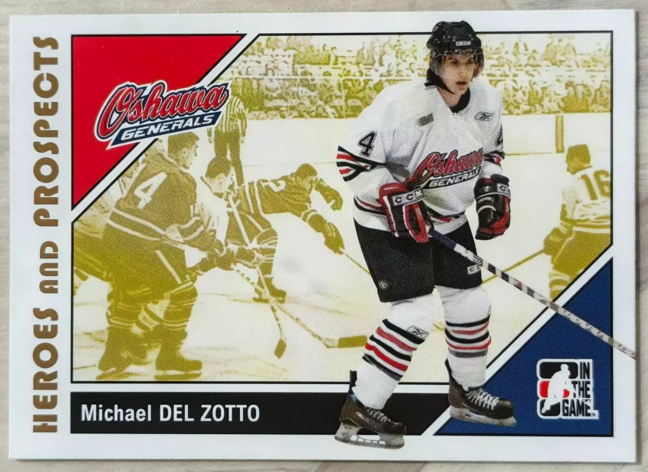 Карточка NHL. Майкл Дель Зотто/Michael Del Zotto Ошава/Oshawa