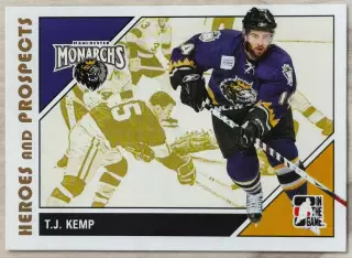 Карточка NHL. Т.Дж. Кемп/T.J. Kemp Манчестер/Manchester