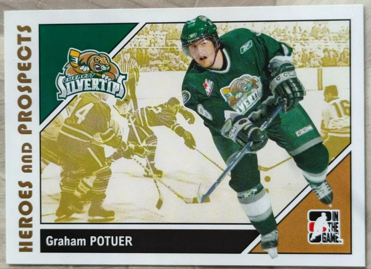 Карточка NHL. Грэм Потьер/Graham Potuer Эверетт/Everett