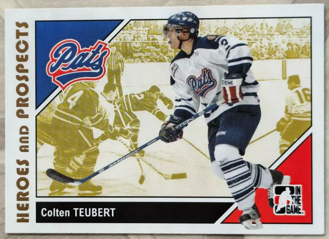 Карточка NHL. Колтен Тойберт/Colten Teubert Реджайна/Regina