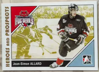 Карточка NHL. Жан-Симон Аллар/Jean-Simon Allard Сент-Джонс/St. John's