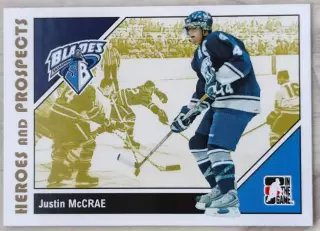 Карточка NHL. Джастин Макрей/Justin McCrae Саскатун/Saskatoon
