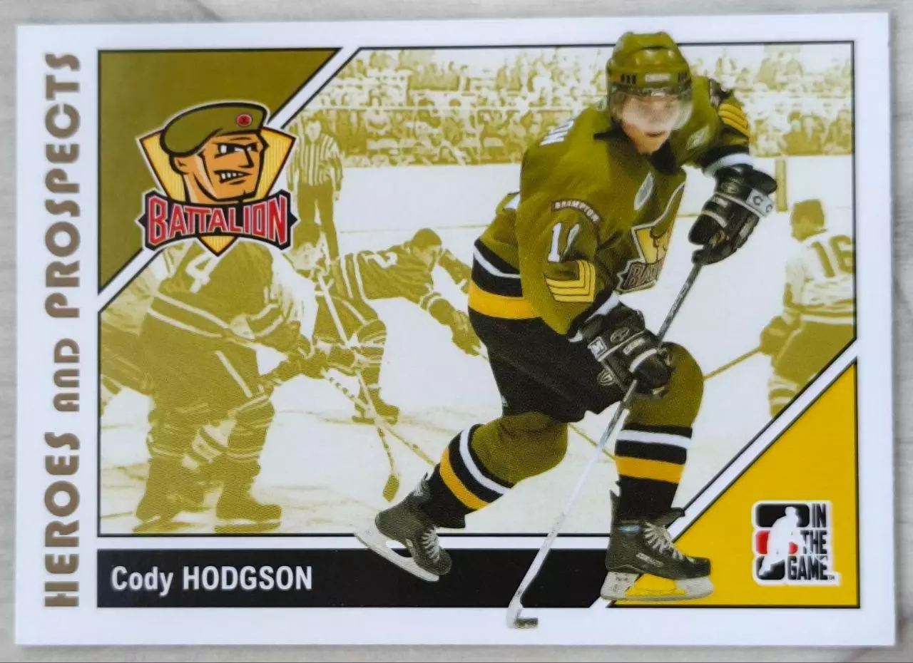 Карточка NHL. Коди Ходжсон/Cody Hodgson Брэмптон/Brampton