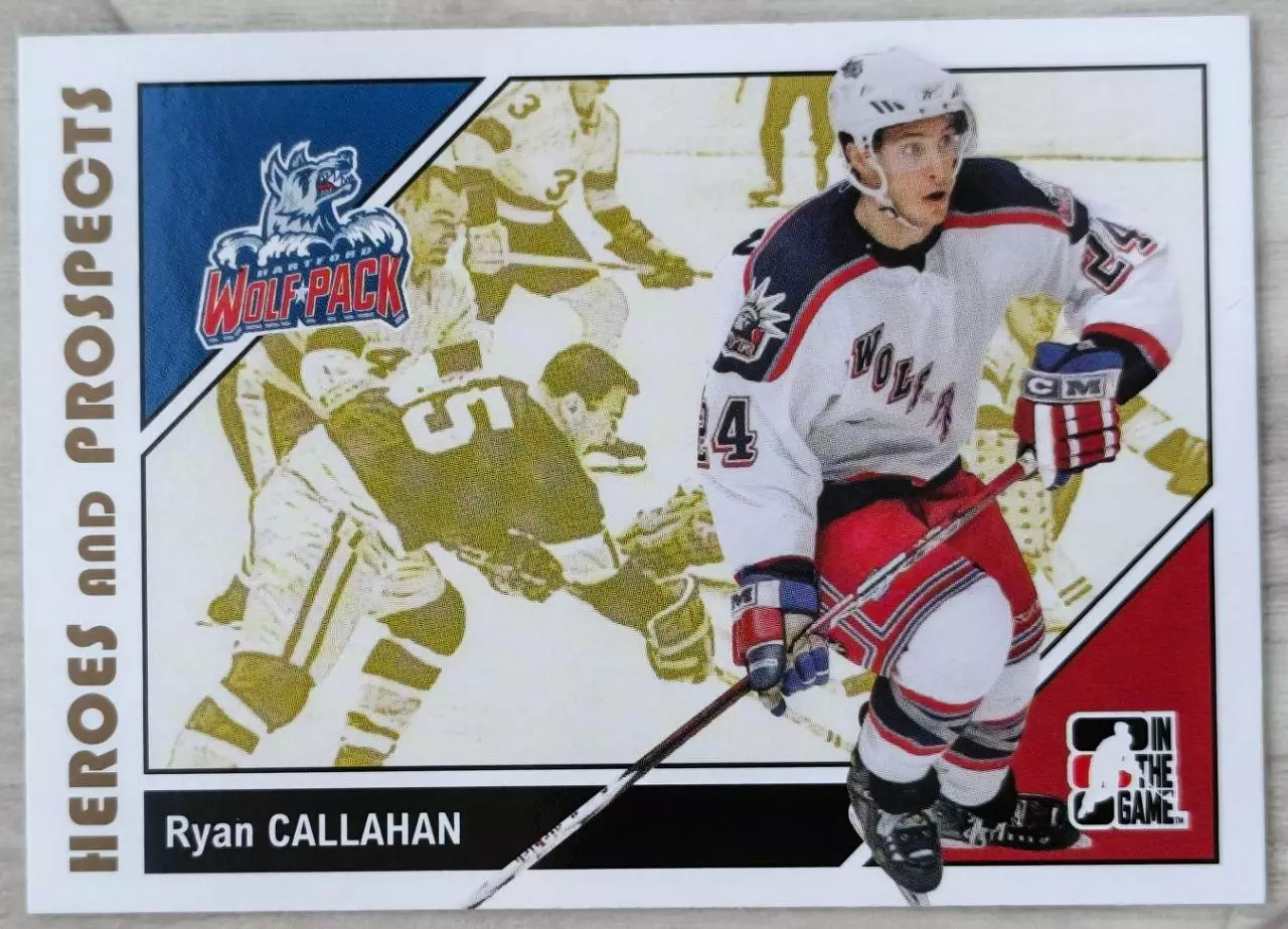 Карточка NHL. Райан Кэллахан/Ryan Callahan Хартфорд/Hartford