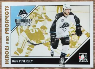 Карточка NHL. Рич Певерли/Rich Peverley Милуоки/Milwaukee