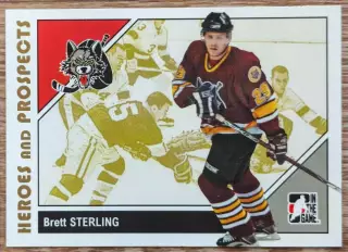 Карточка NHL. Бретт Стерлинг/Brett Sterling Чикаго/Chicago