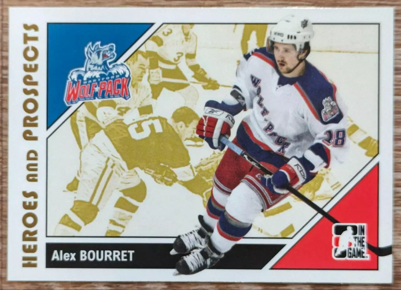 Карточка NHL. Алекс Бурре/Alex Bourret Хартфорд/Hartford