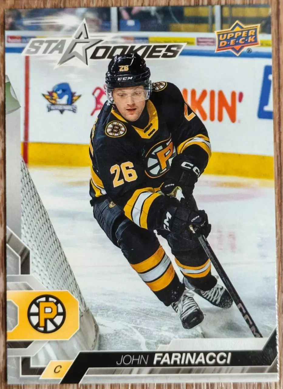 Карточка AHL. Джон Фариначчи/John Farinacci Провиденс/Providence