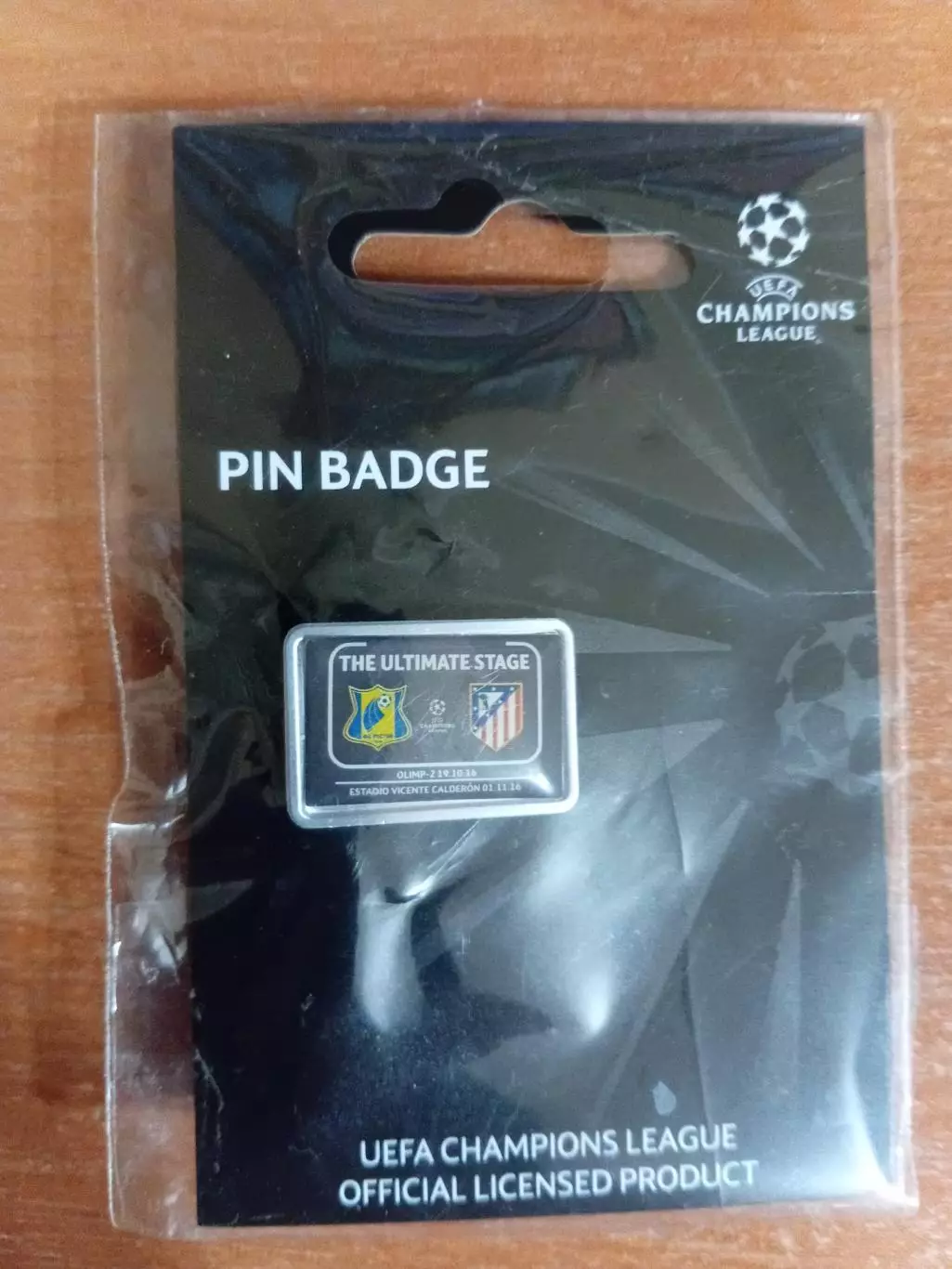 значек лига чемпионов ростов атлетико