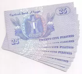 Египет, 25 пиастр 2008 год! UNC, ПРЕСС, ИЗ ПАЧКИ!