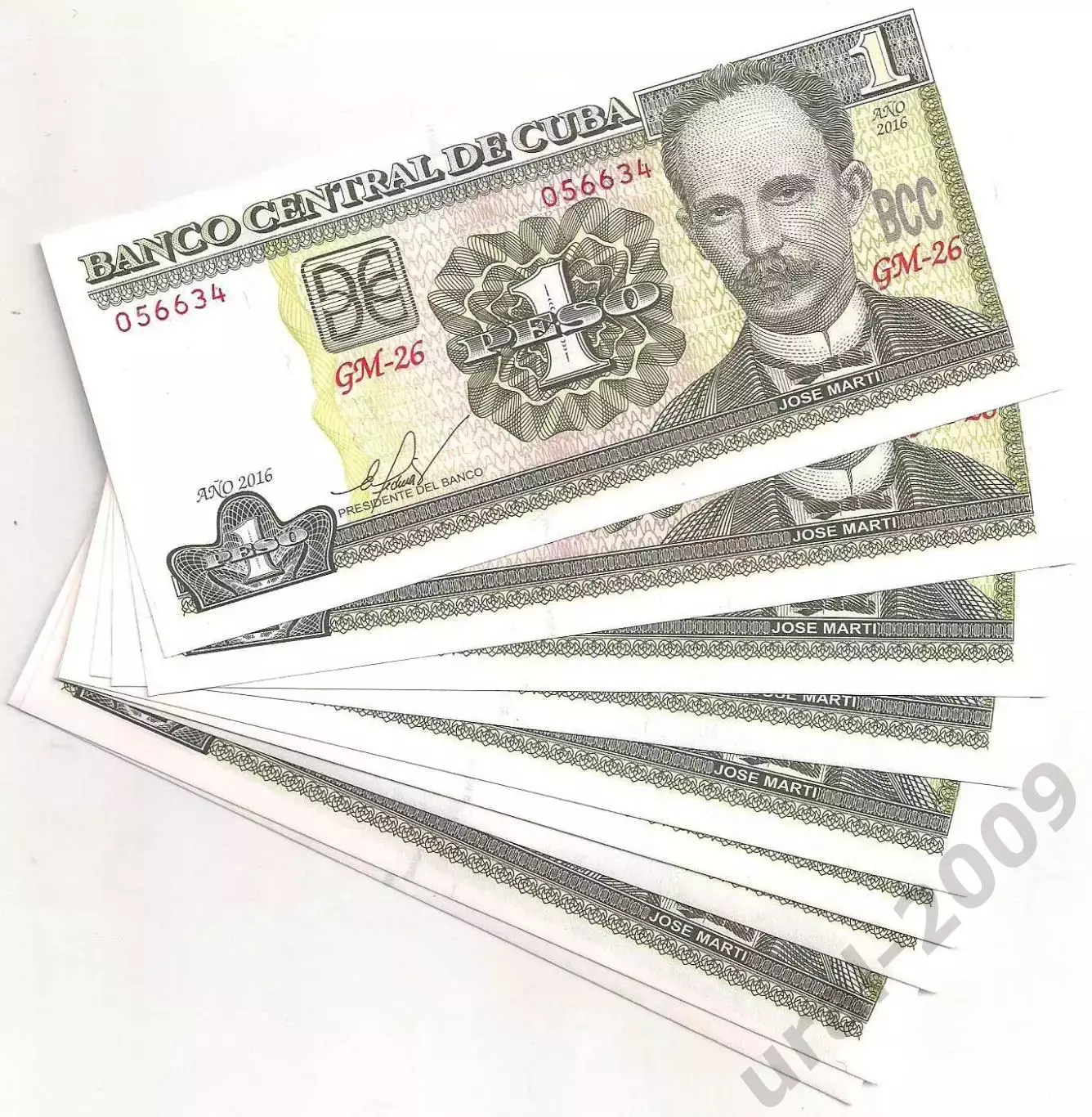 Куба, 1 песо 2016 год! UNC ПРЕСС ИЗ ПАЧКИ!