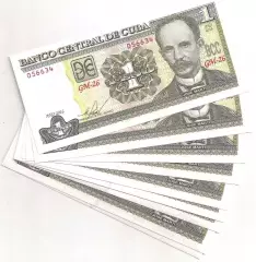 Куба, 1 песо 2016 год! UNC ПРЕСС ИЗ ПАЧКИ!