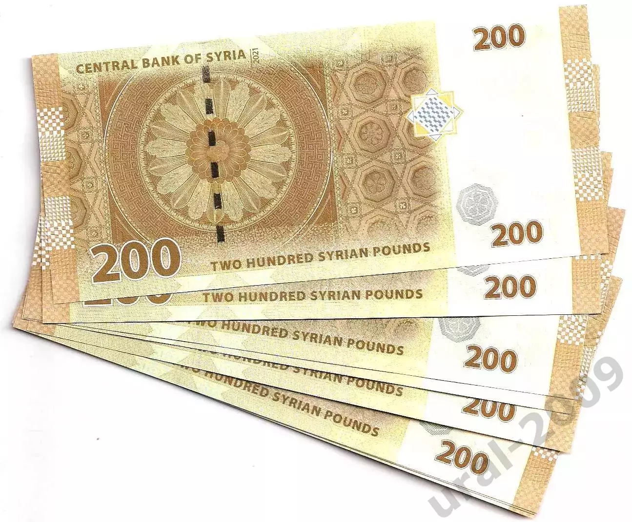 Сирия, 200 фунтов 2021 год! UNC, ПРЕСС, ИЗ ПАЧКИ!