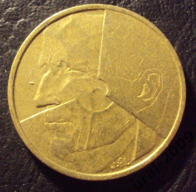 Бельгия, 5 франков 1986 год! (Ф-1). 1
