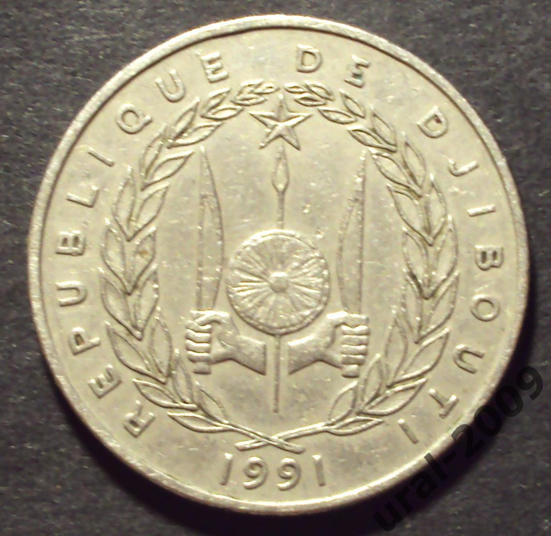 Джибути, 50 франков 1991 год. (К-2). 1